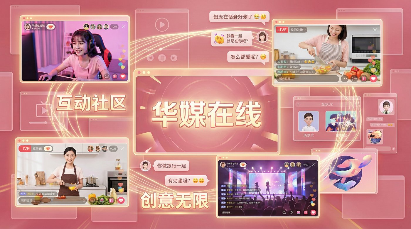 国产主播传媒社区互动