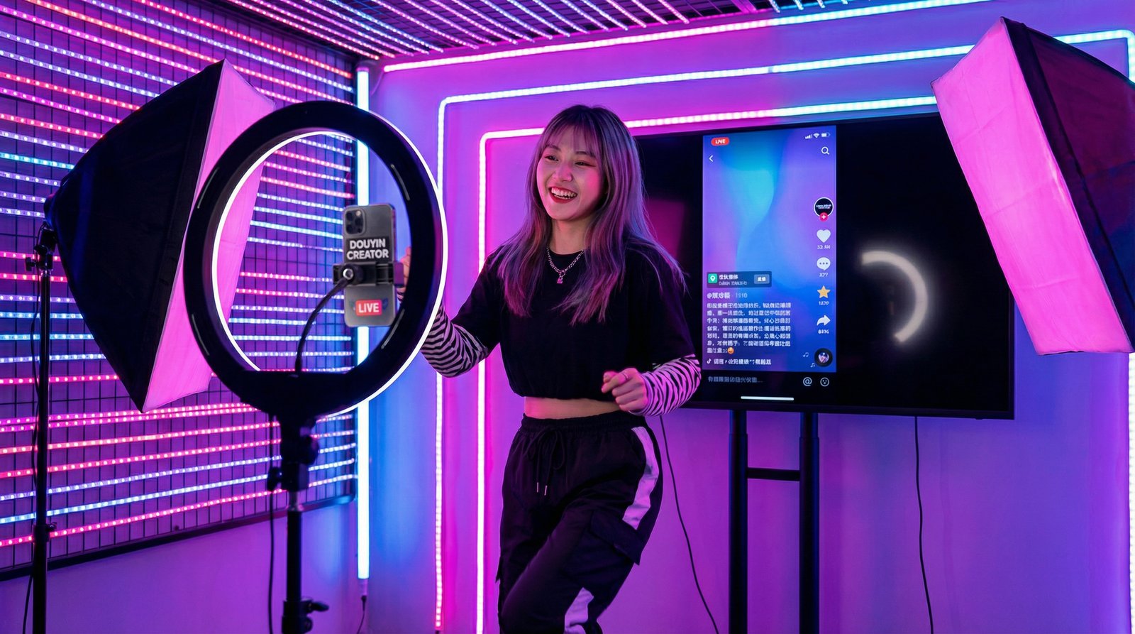 国产主播短传媒创作